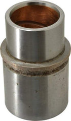 Dayton Lamina - 2" ID x 4-5/8" OAL, Steel, Bronze Plated Die & Mold Shoulder Bushing - Extra Long Shoulder, 2.909" Bottom OD, 2-1/2" Top OD, 3.064" Collar OD, 3" Under Collar, 1-5/8" Above Collar - Americas Tooling