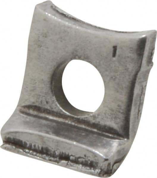 Dayton Lamina - Die & Mold Shoulder Bushing Clamp - 1-1/4, 1-1/2, 1-3/4, 2, 2-1/2, 3, 3-3/4 & 4" Diam Compatability, 25/32" Long x 5/8" Wide x 3/8" High, 0.193" Clamp Tail Height - Americas Tooling