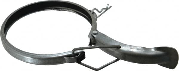 Made in USA - 4" ID Galvanized Duct Clamp with PVC Seal - Americas Tooling