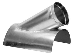 Made in USA - 10-6" ID Galvanized Duct In-Cut - 17" Long, 24 to 20 Gage - Americas Tooling