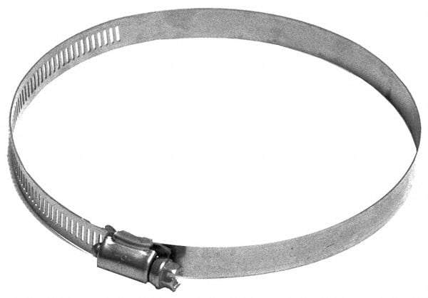 Made in USA - 5-1/2" ID Stainless Steel Duct Hose Clamp - 1/2" Long - Americas Tooling