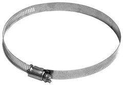 Made in USA - 5-1/2" ID Stainless Steel Duct Hose Clamp - 1/2" Long - Americas Tooling