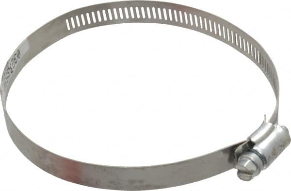 Made in USA - 4-1/2" ID Stainless Steel Duct Hose Clamp - 1/2" Long - Americas Tooling