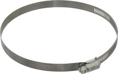 Made in USA - 6-1/2" ID Stainless Steel Duct Hose Clamp - 1/2" Long - Americas Tooling