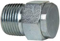 LDI Industries - 3/8 Thread, Steel, Zinc Plated, Filter Vent - 1-1/32" High, 3/4" Hex Flats Diam - Americas Tooling