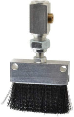 LDI Industries - 2-1/4" Long Brush, 2-1/4" Width/Diam, PTF Thread Oil Reservoir Lubrication Brushes - 1-5/32" Bristle Length, 250°F, 3" Length Under Mounting Thread, Straight Shank - Americas Tooling