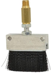 LDI Industries - 2-1/4" Long Brush, 2-1/4" Width/Diam, PTF Thread Oil Reservoir Lubrication Brushes - 1-5/32" Bristle Length, 250°F, 2-3/8" Length Under Mounting Thread, Straight Shank - Americas Tooling