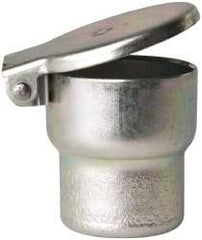 Gits - Steel, Zinc Plated, Shoulder Drive One Piece, Straight Oil Hole Cover - 1.003-1.005" Drive Diam, 1" Drive-In Hole Diam, 19/32" Drive Length, 1-5/16" Overall Height - Americas Tooling