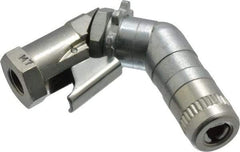 Alemite - 10,000 Operating psi, 3-1/2" Long, 1/8 Thread, Grease Gun Coupler - NPTF (F) Thread - Americas Tooling