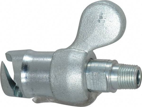 Alemite - 10,000 Operating psi, 1/8 Thread, Grease Gun Coupler - NPTF (M) Thread - Americas Tooling