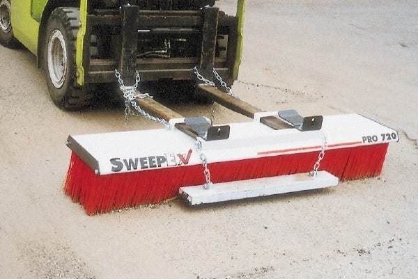 Sweepex - 72" Wide Sweeper Fork Lift - 72 Inch Wide Broom - Americas Tooling