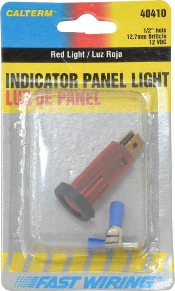 Gardner Bender - 12 Volt, 12 Amp, Panel Light - Red - Americas Tooling