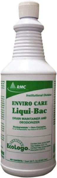 Rochester Midland Corporation - 1 Qt Liquid Drain Cleaner - Floral Scent, Bottle - Americas Tooling