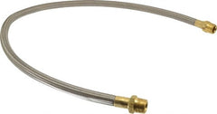 Made in USA - 48" OAL, 5/8" ID, 1,200 Max psi, Flexible Metal Hose Assembly - Americas Tooling