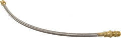 Made in USA - 24" OAL, 1/2" ID, 1,500 Max psi, Flexible Metal Hose Assembly - Americas Tooling