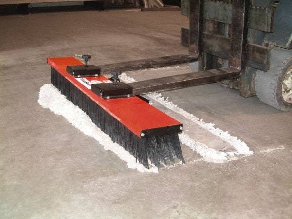 Trynex - 60" Wide Sweeper Fork Lift - Polypropylene Bristles - Americas Tooling