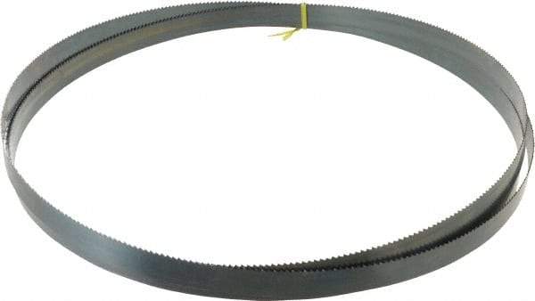 Starrett - 6 TPI, 14' Long x 1" Wide x 0.035" Thick, Welded Band Saw Blade - Carbon Steel, Toothed Edge, Raker Tooth Set, Flexible Back, Contour Cutting - Americas Tooling