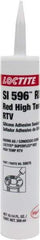 Loctite - 300 mL Cartridge Red RTV Silicone Joint Sealant - 30 min Tack Free Dry Time, 24 hr Full Cure Time, Series 198 - Americas Tooling