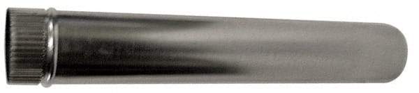 Made in USA - 12" ID, Galvanized Round Pipe - 24" Long, 26 Gage - Americas Tooling