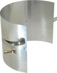 Made in USA - 4" ID Galvanized Duct Drawband - 4" Long, Standard Gage, 25 Piece - Americas Tooling