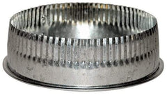 Made in USA - 7" ID Galvanized Duct Tee Cover with Crimp - Standard Gage, 40 Piece - Americas Tooling