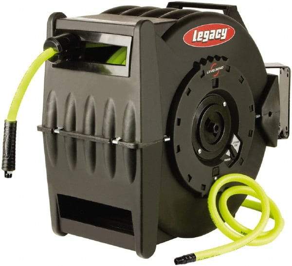 Legacy - 50' Spring Retractable Hose Reel - 300 psi, Hose Included - Americas Tooling