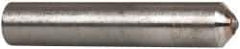 Made in USA - 1/4 Carat Single Point Diamond Dresser - 2" Long x 3/8" Shank Diam - Americas Tooling