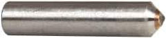 Made in USA - 1/3 Carat Single Point Diamond Dresser - 2" Long x 7/16" Shank Diam - Americas Tooling