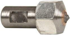 Made in USA - 1/2 Carat Single Point Diamond Dresser - 3/4" Long x 7/16" Shank Diam - Americas Tooling