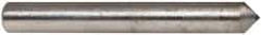 Made in USA - 1" Long x 1/8" Shank Diam Single Point Diamond Dresser - 90° Included Angle - Americas Tooling