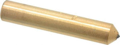 Norton - 1/4 Carat Single Point Diamond Dresser - 2" Long x 3/8" Shank Diam, Contains 3 Stones - Americas Tooling