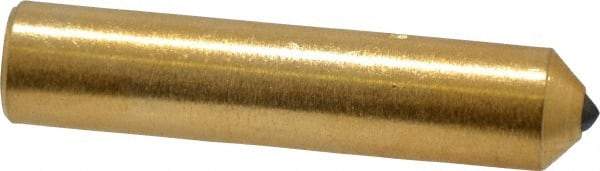 Norton - 1/2 Carat Single Point Diamond Dresser - 2" Long x 7/16" Shank Diam, Contains 3 Stones - Americas Tooling