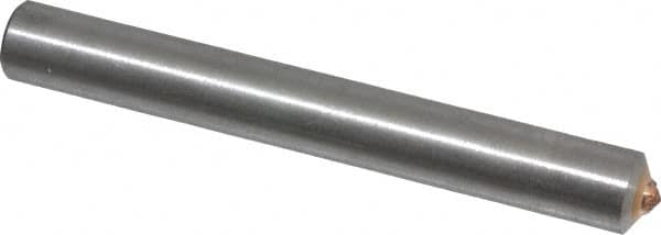 Made in USA - 1/2 Carat Single Point Diamond Dresser - 3" Long x 3/8" Shank Diam - Americas Tooling