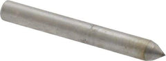 Made in USA - 1" Long x 1/8" Shank Diam Single Point Diamond Dresser - 70° Included Angle - Americas Tooling