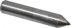 Made in USA - 1/2 Carat Single Pencil Point Diamond Dresser - 2" Long x 3/8" Shank Diam, 60° Included Angle - Americas Tooling