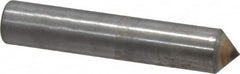 Made in USA - 1/4 Carat Single Pencil Point Diamond Dresser - 2" Long x 3/8" Shank Diam, 90° Included Angle - Americas Tooling