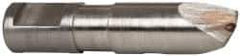 Made in USA - 0.005" Radius Single Point Diaform Diamond Dresser - 1-3/4" Long x 1/4" Shank Diam, 60° Included Angle - Americas Tooling