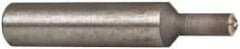 Made in USA - 0.02" Radius Single Point Diamond Dresser - 2" Long x 3/8" Shank Diam - Americas Tooling