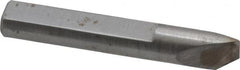 Made in USA - 0.005" Single Point Diamond Dresser - 1-9/16" Long x 1/4" Shank Diam, 40° Included Angle - Americas Tooling