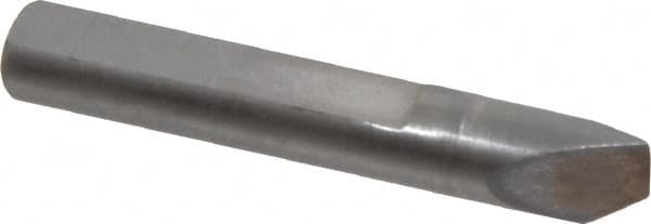 Made in USA - 0.01" Single Point Diamond Dresser - 1-9/16" Long x 1/4" Shank Diam, 40° Included Angle - Americas Tooling