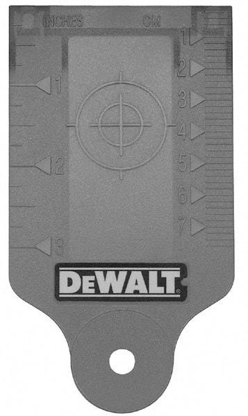 DeWALT - Laser Level Laser Target Card - Use With Rotary Laser - Americas Tooling