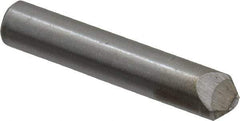 Value Collection - 1/3 Carat Single Point Chisel Edge Diamond - 2" Long x 3/8" Shank Diam, 60° Included Angle - Americas Tooling