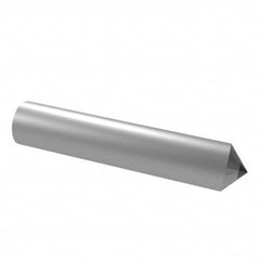 Norton - 1" Long x 1/4" Shank Diam Single Point Diamond Dresser - 60° Included Angle - Americas Tooling