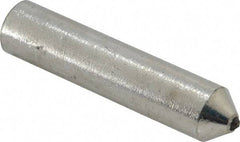 Norton - 1/5 Carat Single Point Diamond Dresser - 2" Long x 7/16" Shank Diam, 60° Included Angle - Americas Tooling