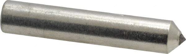 Norton - 1/3 Carat Single Point Diamond Dresser - 2" Long x 3/8" Shank Diam, 60° Included Angle - Americas Tooling