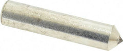 Norton - 3/4 Carat Single Point Diamond Dresser - 2" Long x 7/16" Shank Diam, 90° Included Angle - Americas Tooling