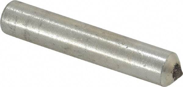 Norton - 1 Carat Single Point Diamond Dresser - 2" Long x 3/8" Shank Diam, 60° Included Angle - Americas Tooling