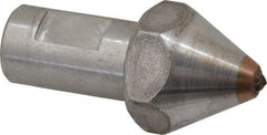 Norton - 1/3 Carat Single Point Diamond Dresser - 1-7/16" Long x 7/16" Shank Diam, 60° Included Angle - Americas Tooling