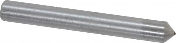 Norton - 1" Long x 1/8" Shank Diam Single Point Diamond Dresser - Convex Radius, 90° Included Angle - Americas Tooling