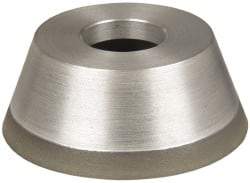 Made in USA - 3-3/4" Diam, 1-1/4" Hole Size, 1-1/2" Overall Thickness, 150 Grit, Type 11 Tool & Cutter Grinding Wheel - Very Fine Grade, CBN - Americas Tooling